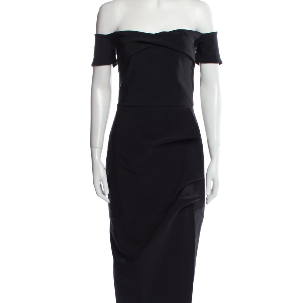 Elegant Black Off-Shoulder Dress